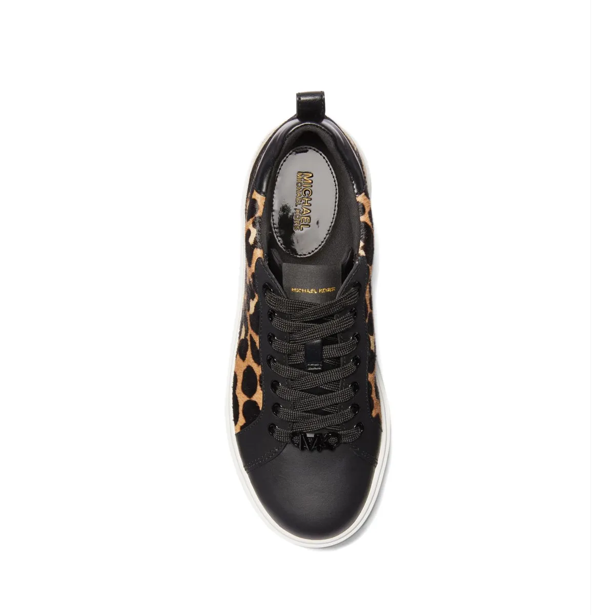 Michael Kors - Emmett Black Multi pony skin effect Sneakers - 43F3EMFS1H - BLACK/MULTI
