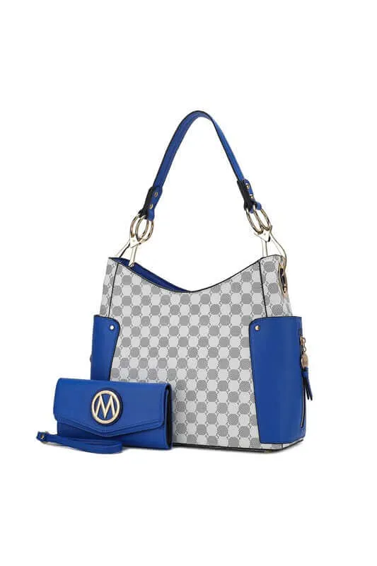 MKF Penelope Circular Print Shoulder and Wallet Set