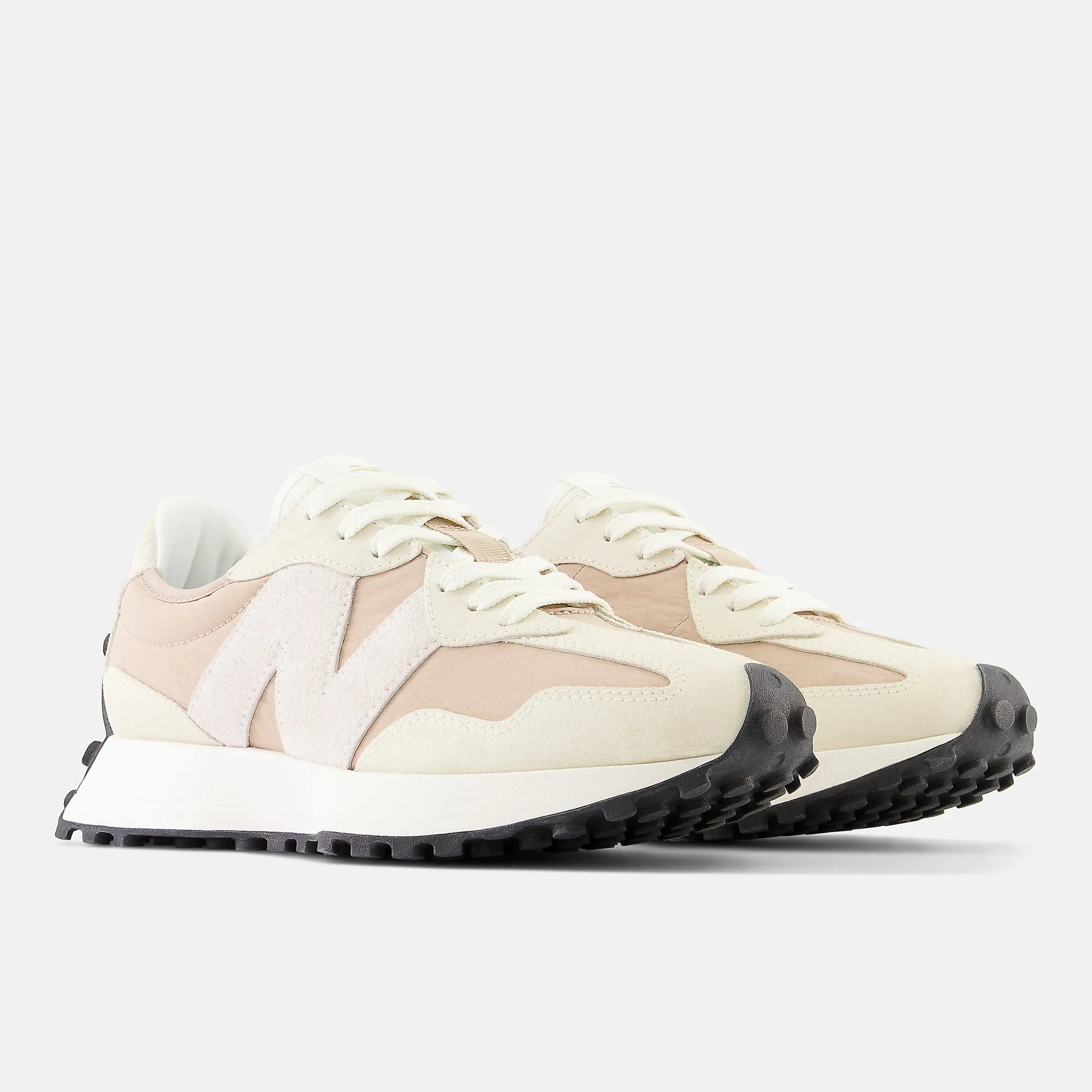 New Balance Womens 327 Fashion Trainers - Angora / Mindful Grey
