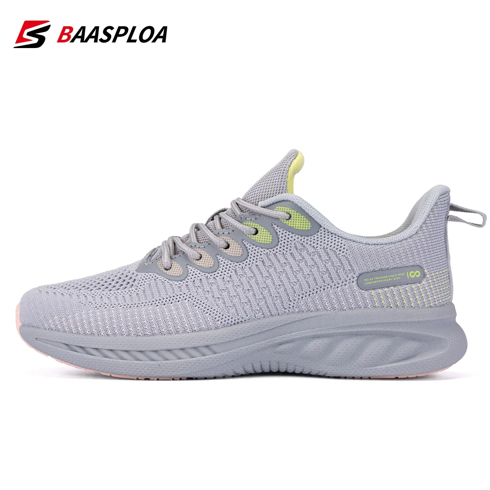 New Women Fashion Sneaker Light Knit Running Shoes