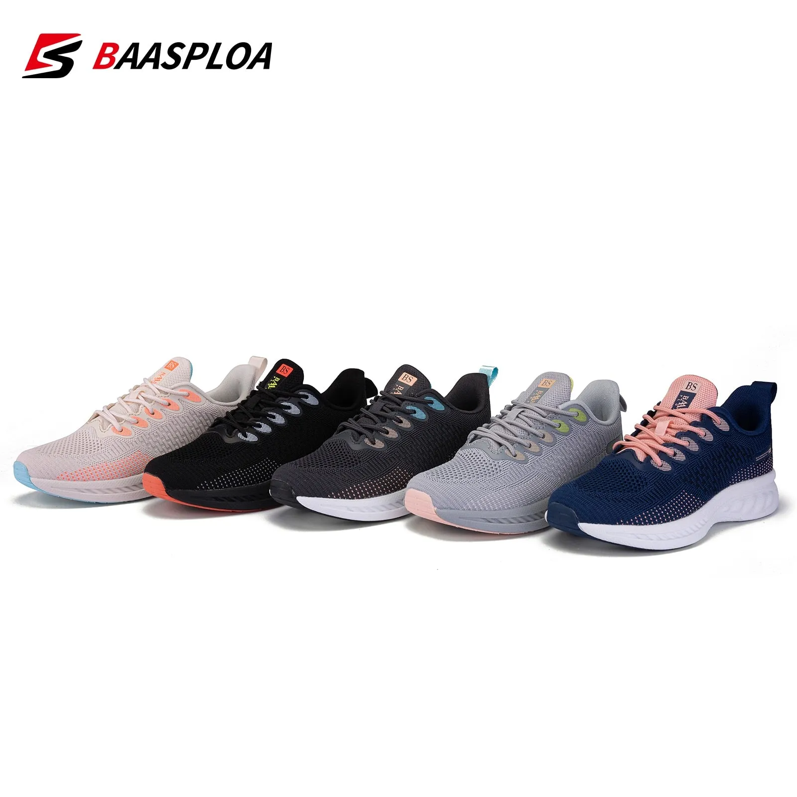 New Women Fashion Sneaker Light Knit Running Shoes