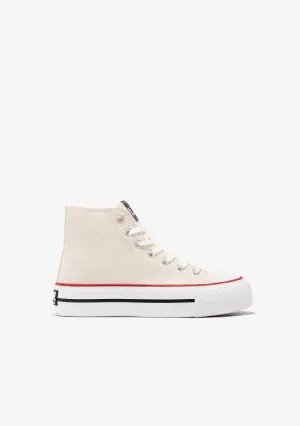 Off White Basic High Top Sneakers B&W