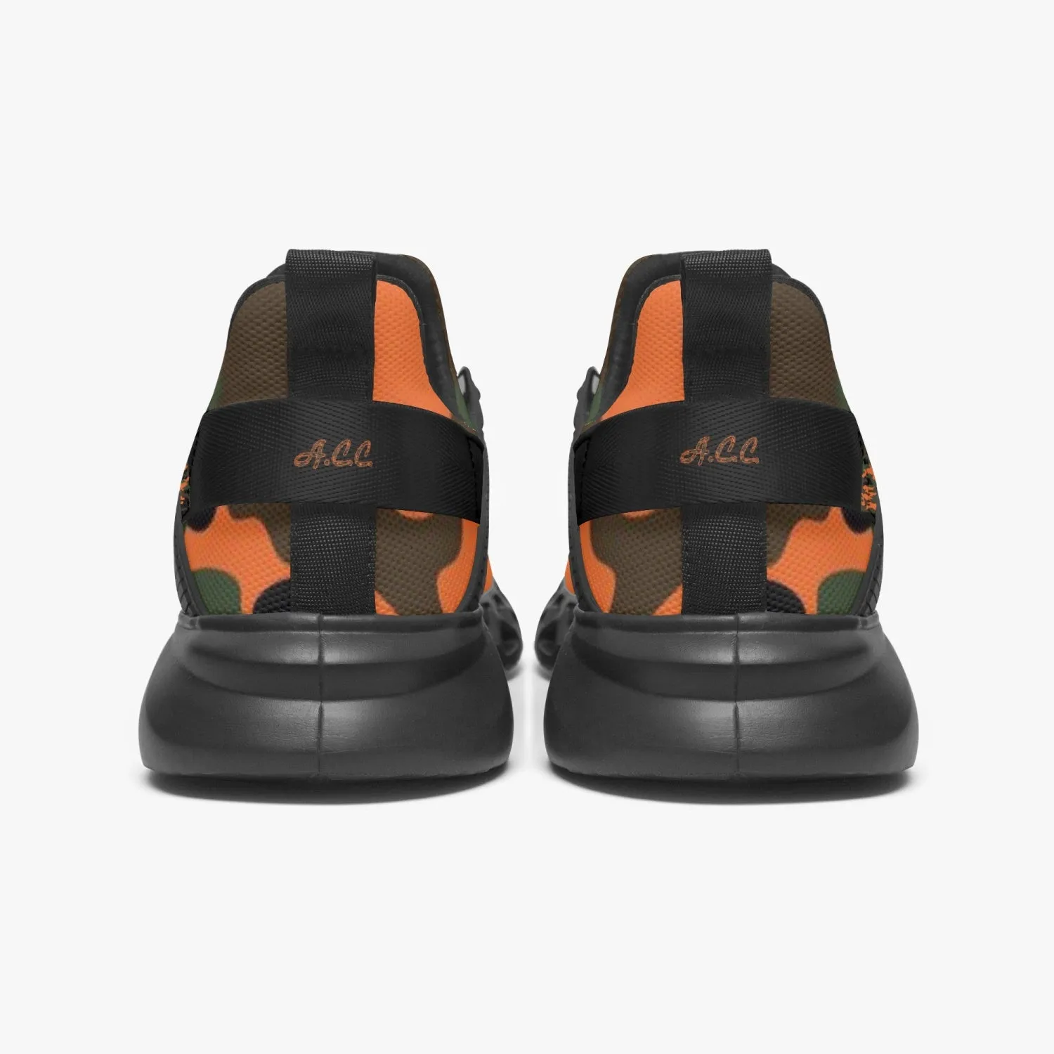 Officially Sexy Orange Army Camouflage Collection Mesh Running Shoes