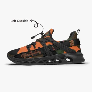Officially Sexy Orange Army Camouflage Collection Mesh Running Shoes