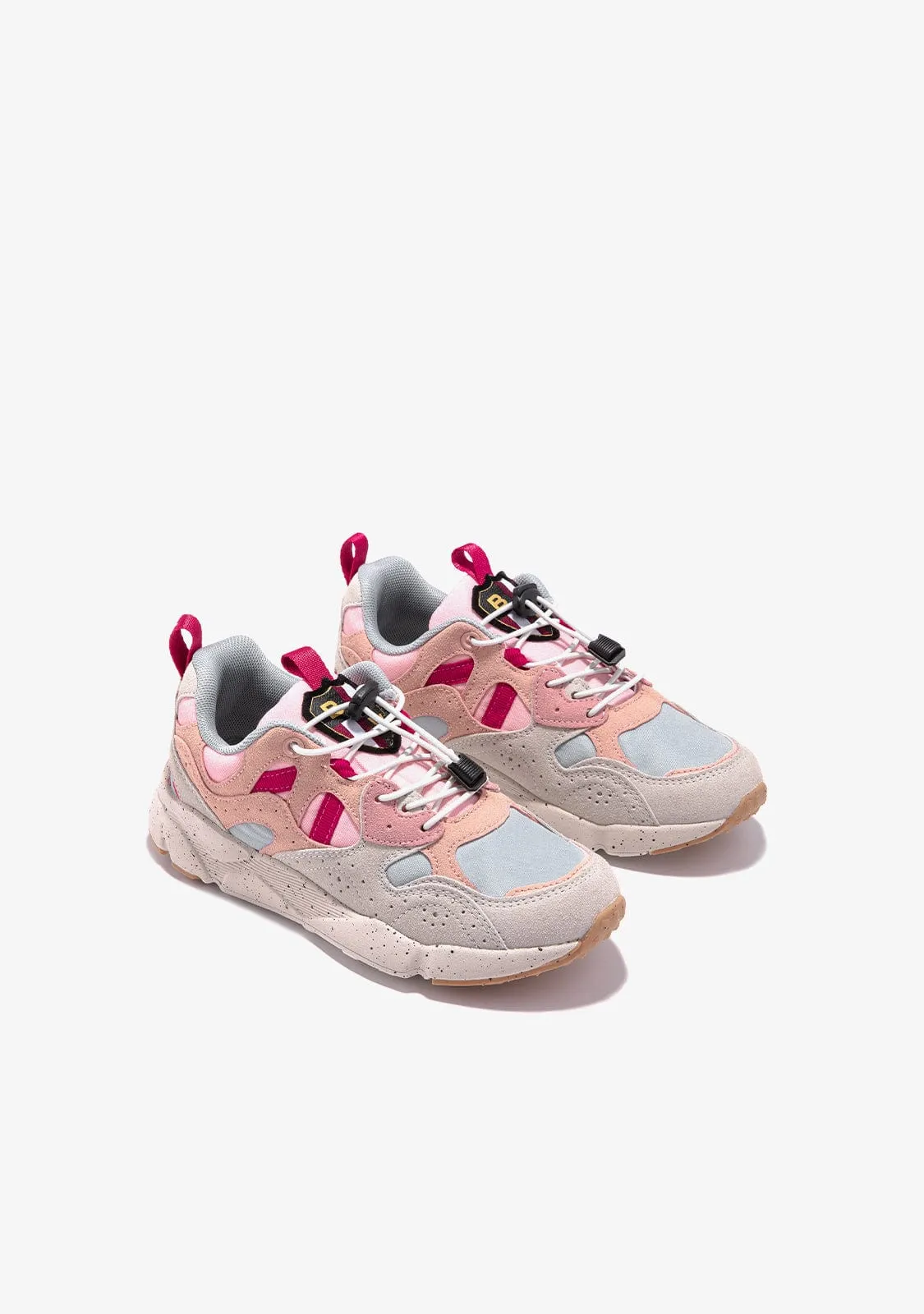 Pink Trail Sneakers B&W