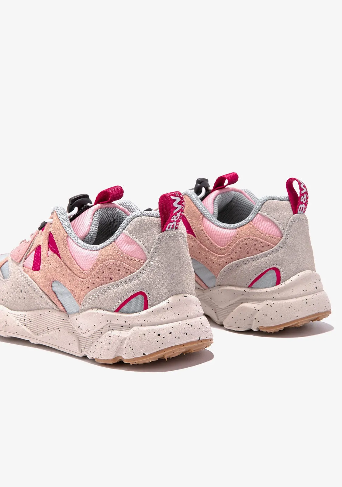 Pink Trail Sneakers B&W