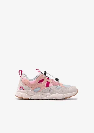 Pink Trail Sneakers B&W