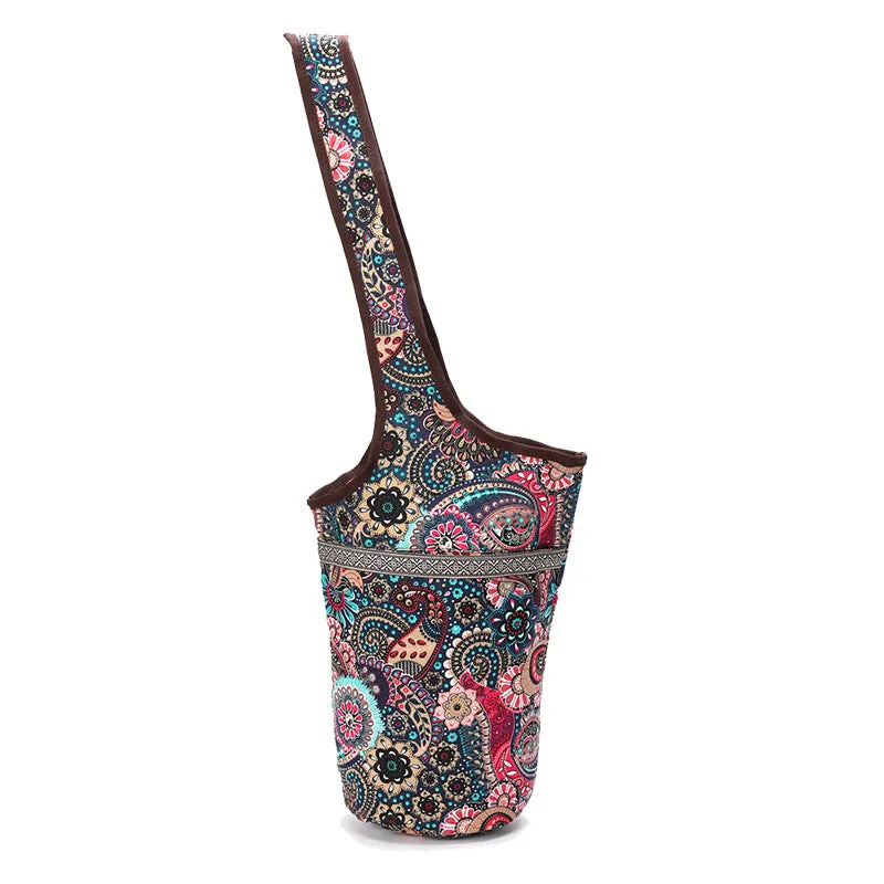 Printed Yoga Mat Tote Bag