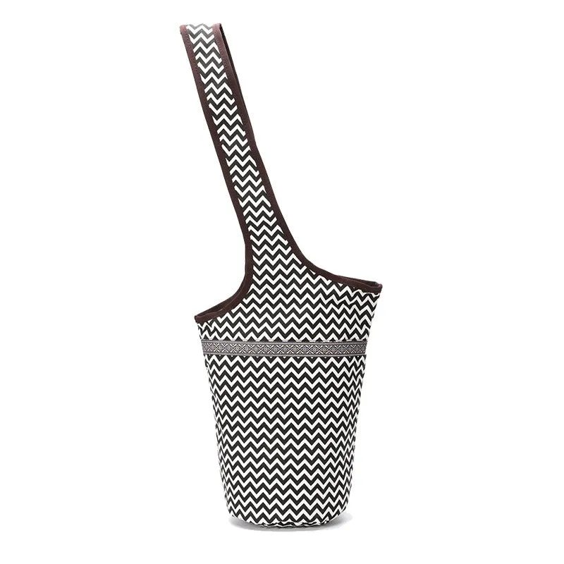 Printed Yoga Mat Tote Bag