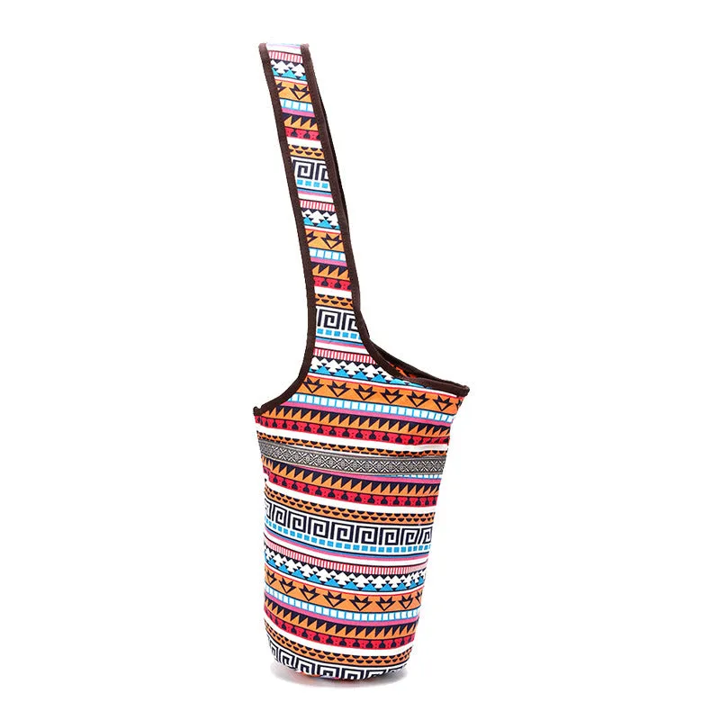 Printed Yoga Mat Tote Bag