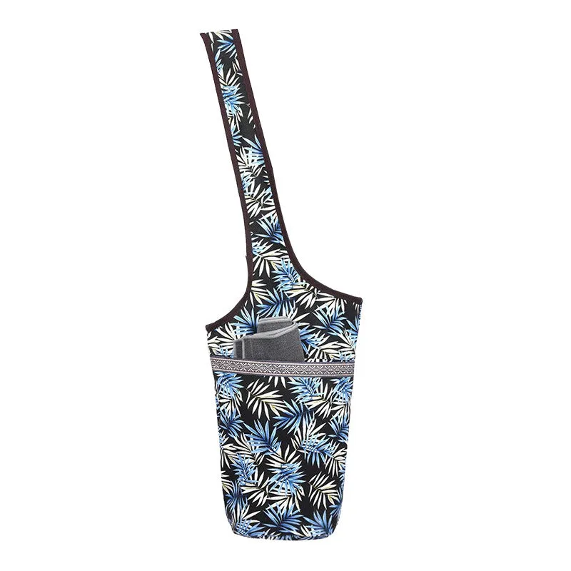 Printed Yoga Mat Tote Bag