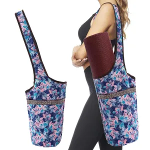 Printed Yoga Mat Tote Bag