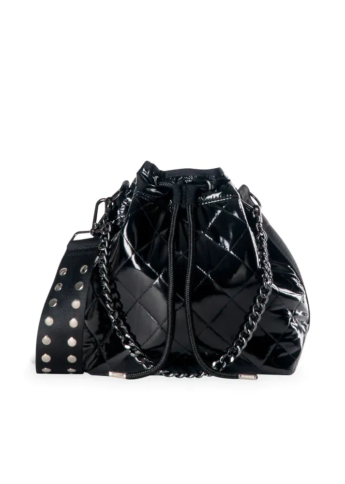 Quilted Bucket Bag Crossbody