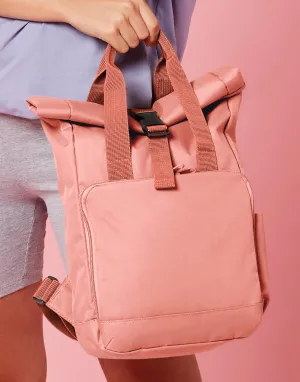 Recycled Backpack Mini Twin Handle Roll-Top - 96029