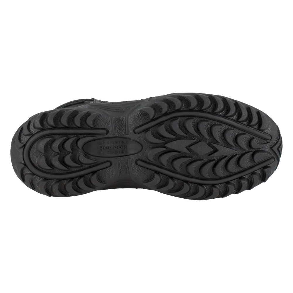 Reebok RB8877 Men's Rapid Response RB Waterproof Tactical Boots - Side Zip - Black