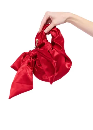 Room Shop Pierced Bow Bag in Red