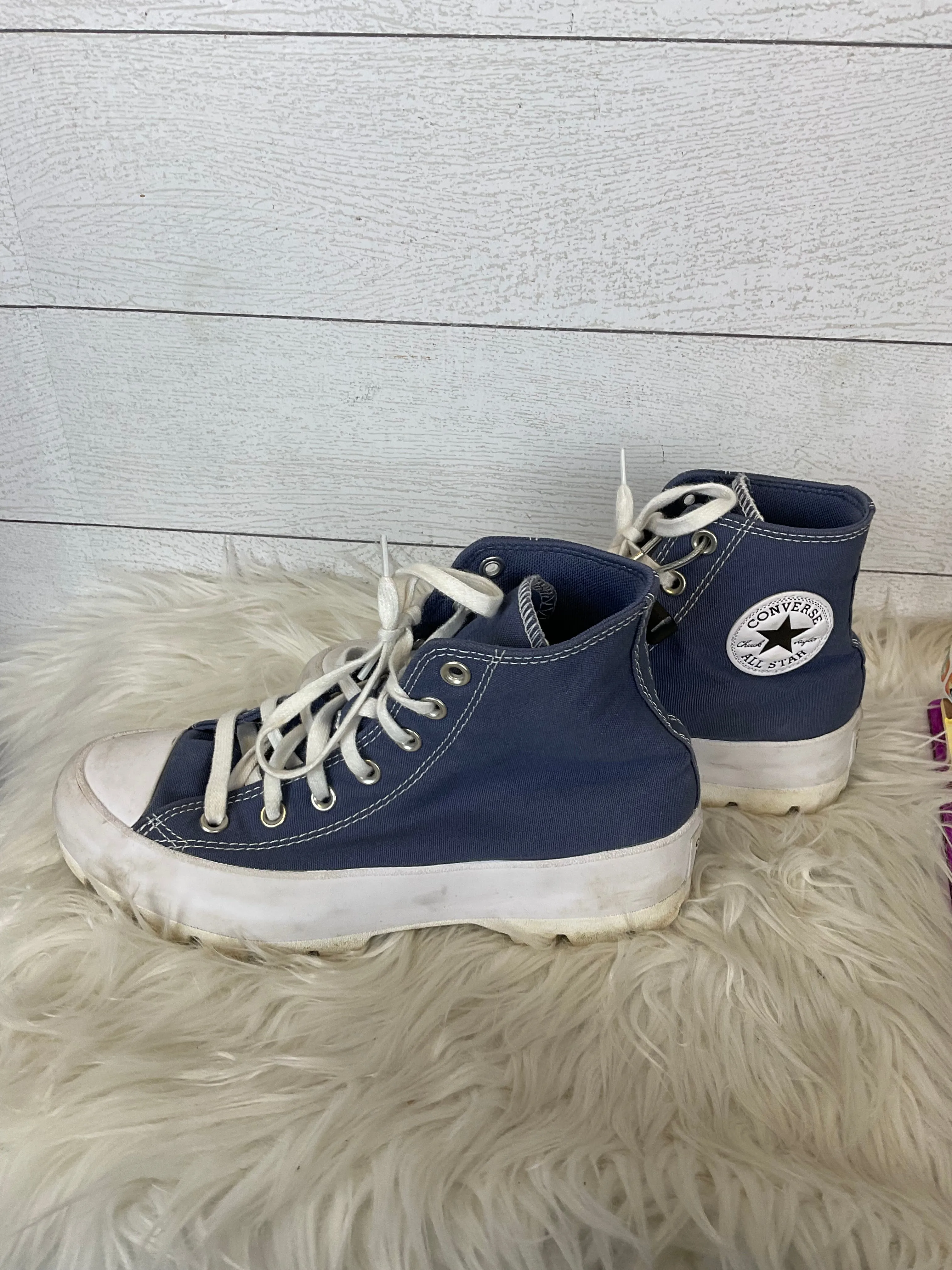 Shoes Sneakers Platform By Converse In Purple, Size: 8