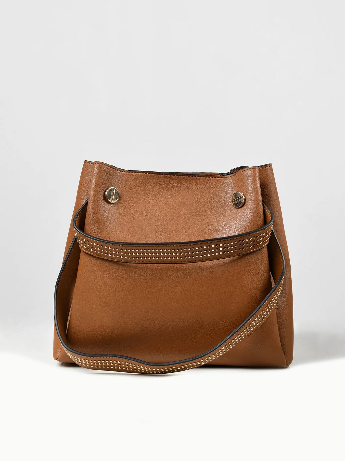 Studded Strap Shoulder Bag