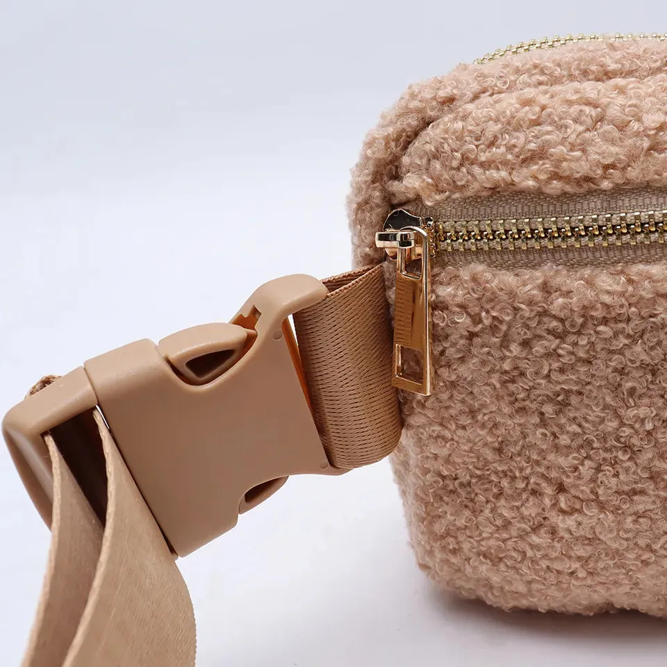 Teddy Waist Bag - Brown