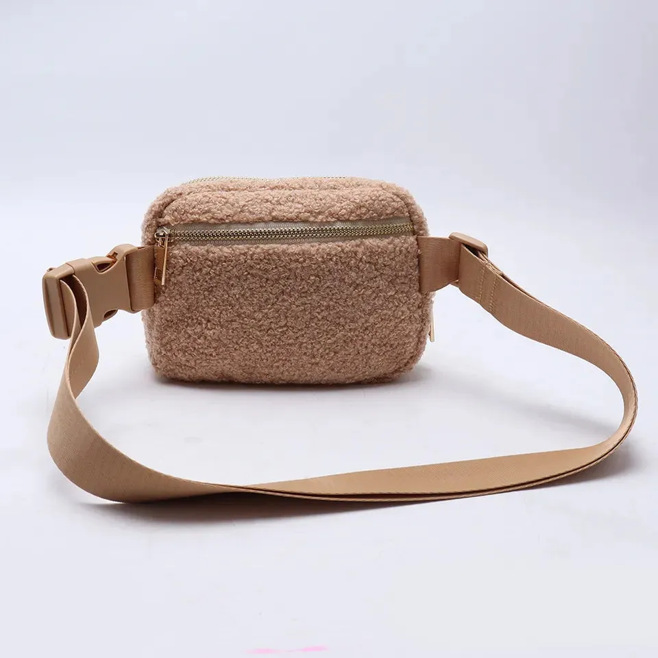 Teddy Waist Bag - Brown