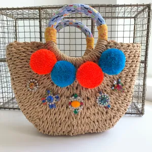 The Blake Straw Handbag - One-of-a-Kind