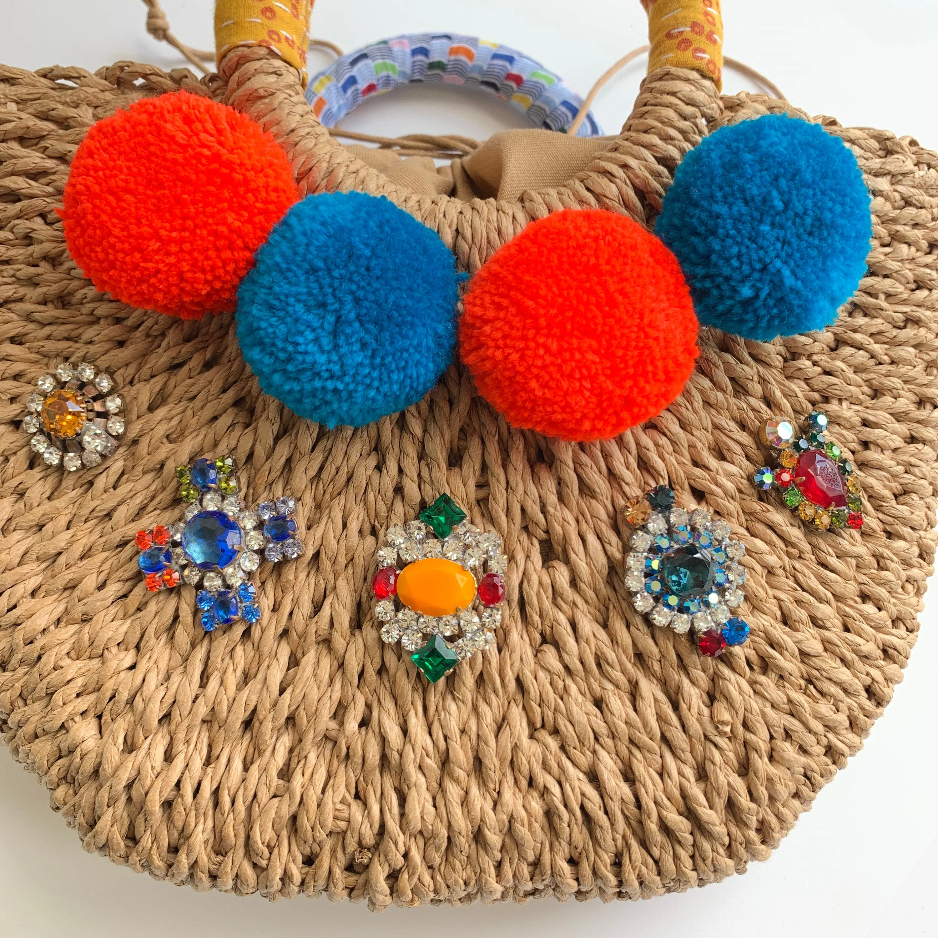 The Blake Straw Handbag - One-of-a-Kind