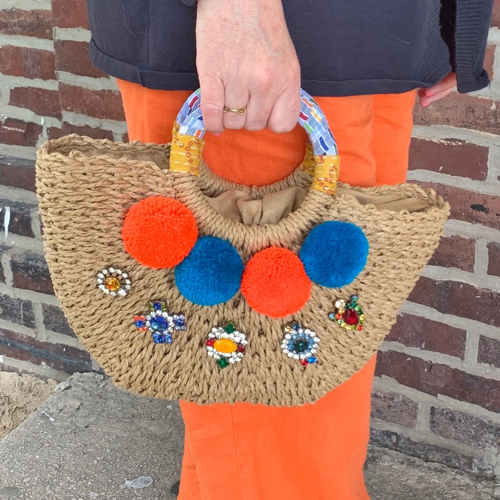 The Blake Straw Handbag - One-of-a-Kind