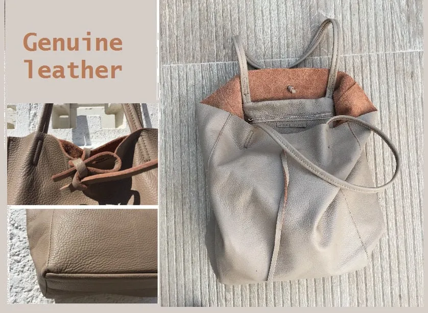 Tote bag in bright ORANGE. Genuine leather shopper bag. Laptop, office bag to carry your tablet / books. Orange leather purse. Hobo bag