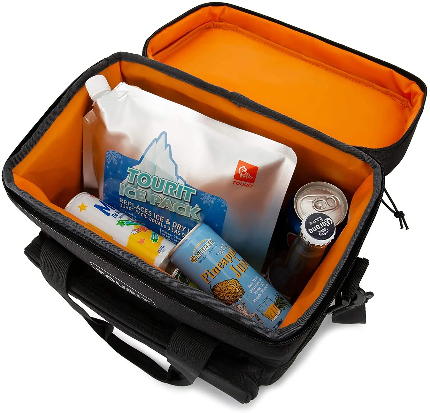 TOURIT Reusable Ice Packs for Coolers Long Lasting Cooler Ice Packs for Cooler Bag, Lunch Bags/Box, Cooler Backpacks, Knee Injuries, Back Pain Relief
