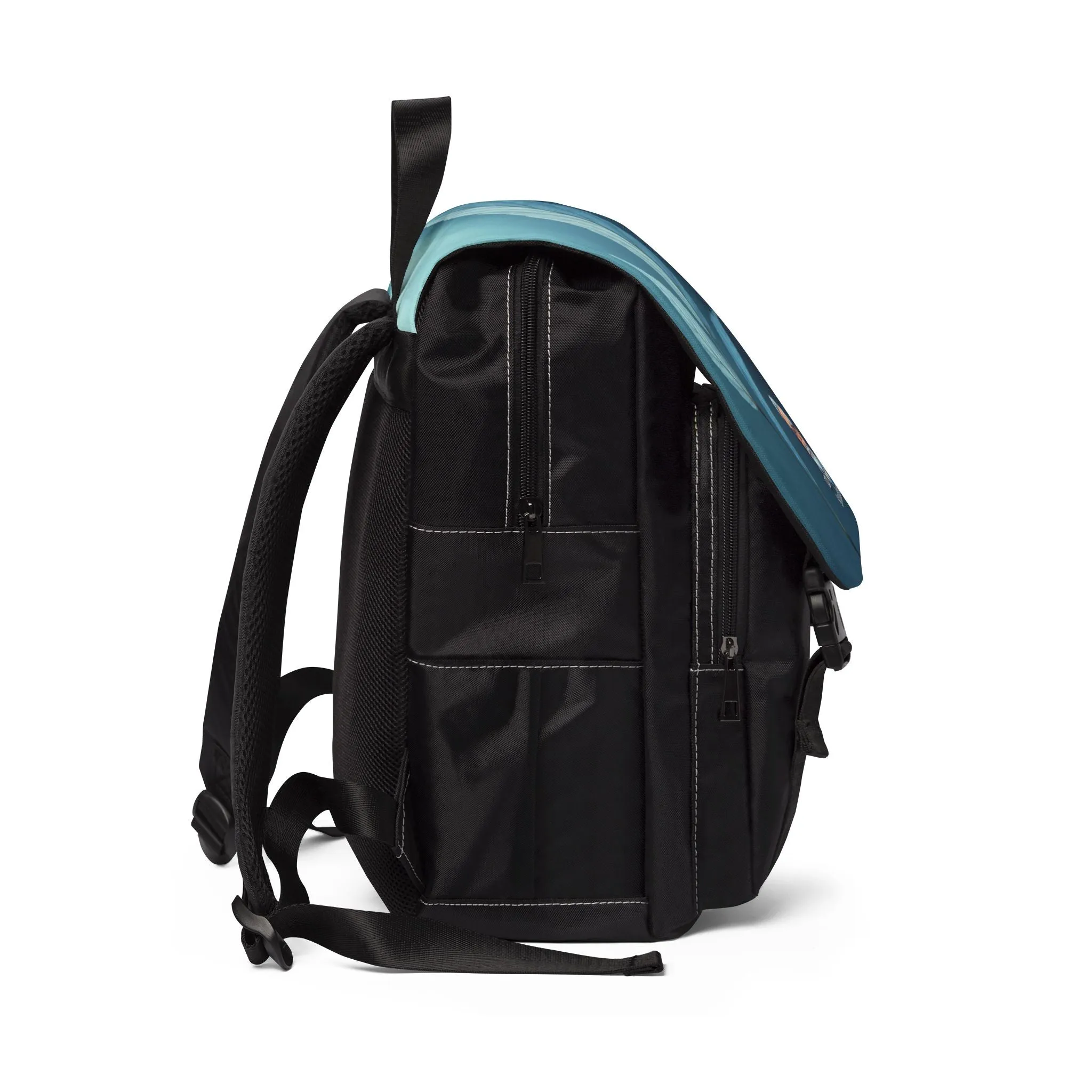 Unisex Casual Flap Backpack for Everyday Adventures