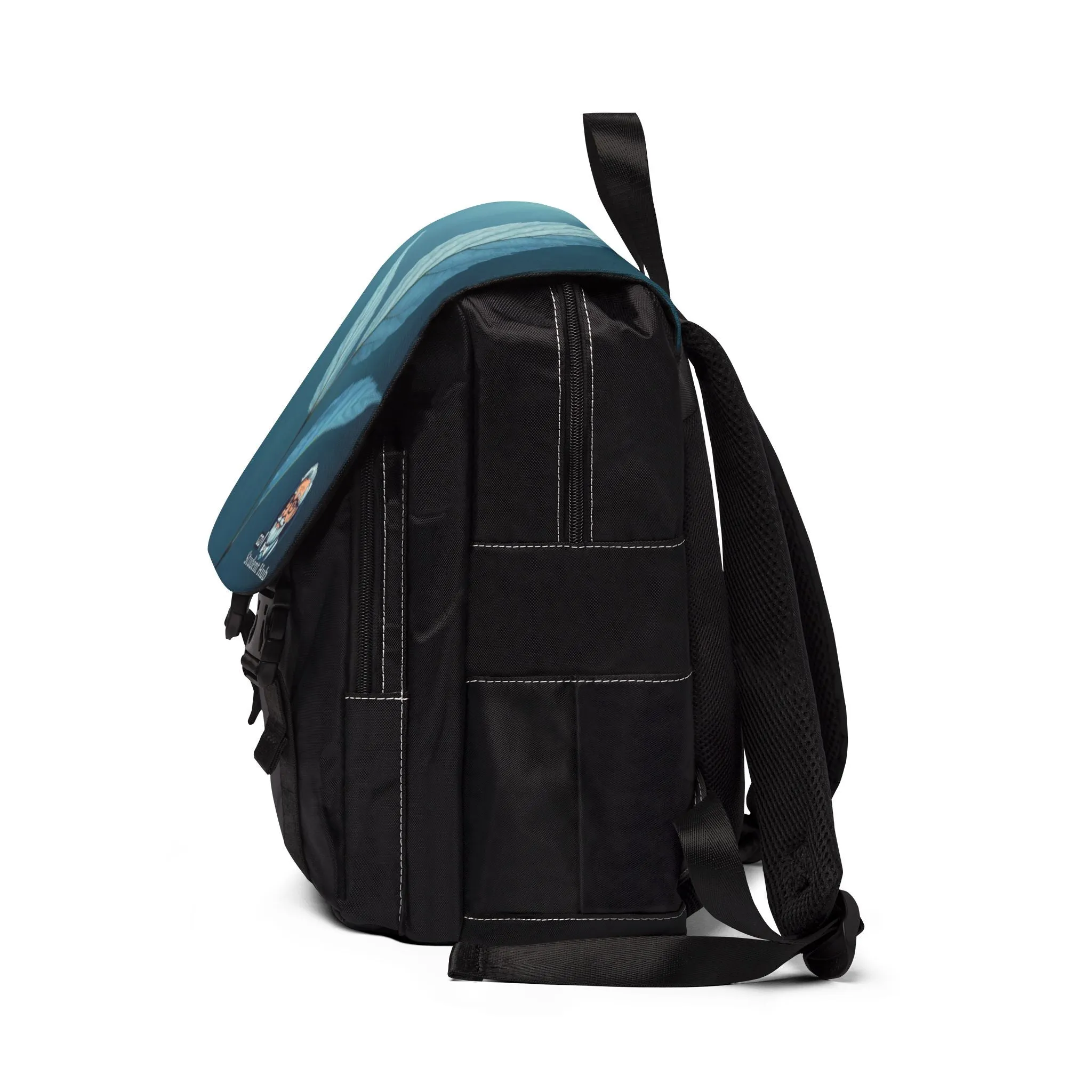 Unisex Casual Flap Backpack for Everyday Adventures