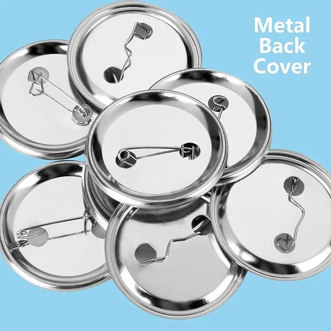 Universal Crafts Button Press Blank Buttons 100 Pack - Large (58mm)