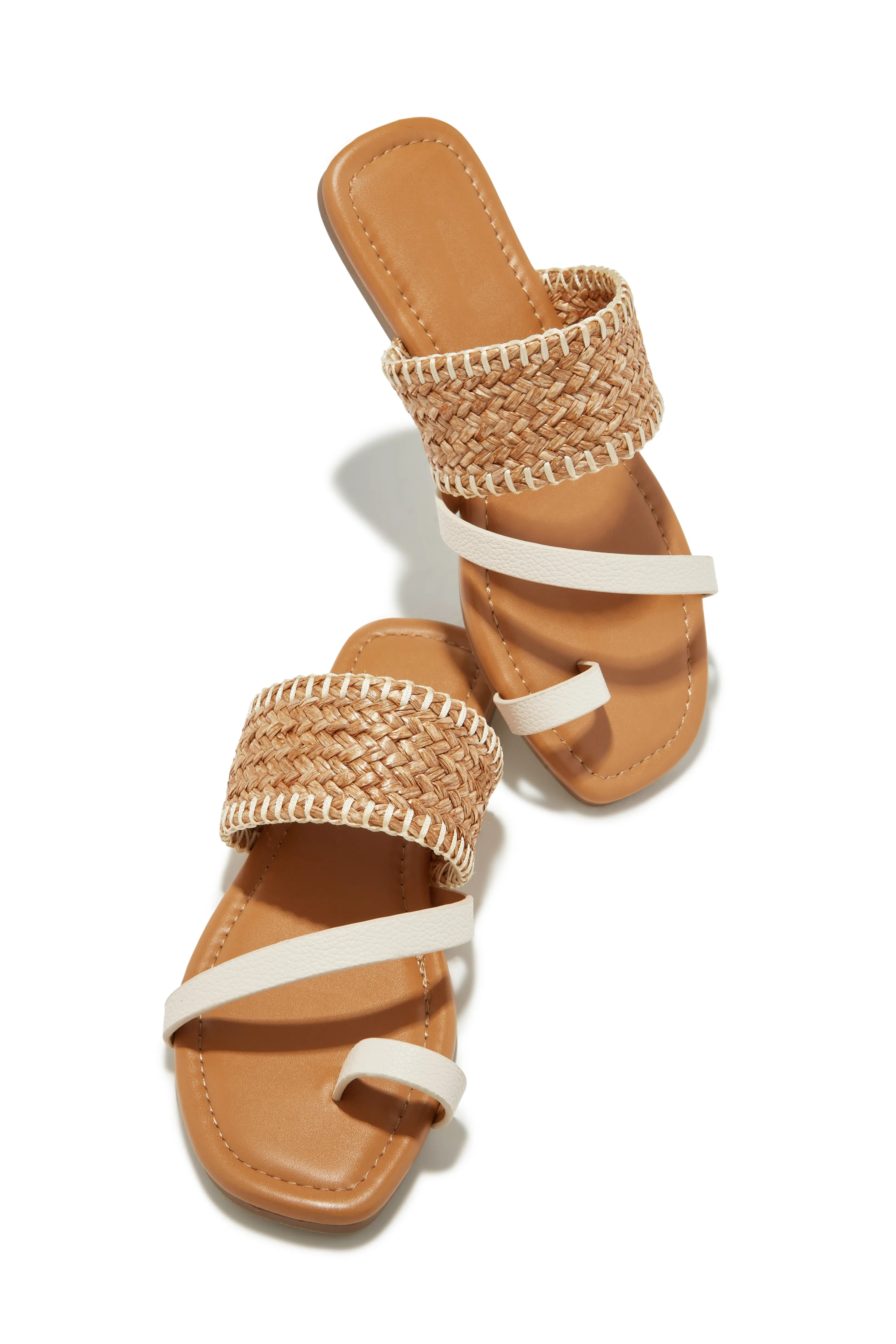 Vacay Approved Slip On Sandals - Bone