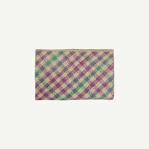 VINTAGE WOVEN STRAW CLUTCH