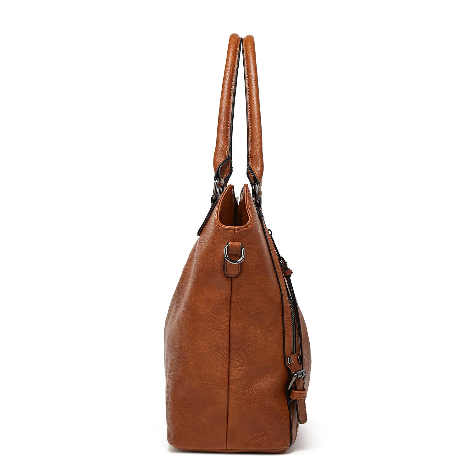 Wholesale Soft Leather Large Capacity Tote Bags, Single Shoulder Crossbody Bags