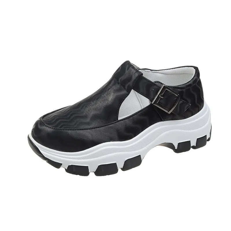 Women's Running Shoes Casual Platform Shoes Outdoor Sneakers Fall Fashion White Vulcanized Shoes Zapatillas Mujer Large Size 43